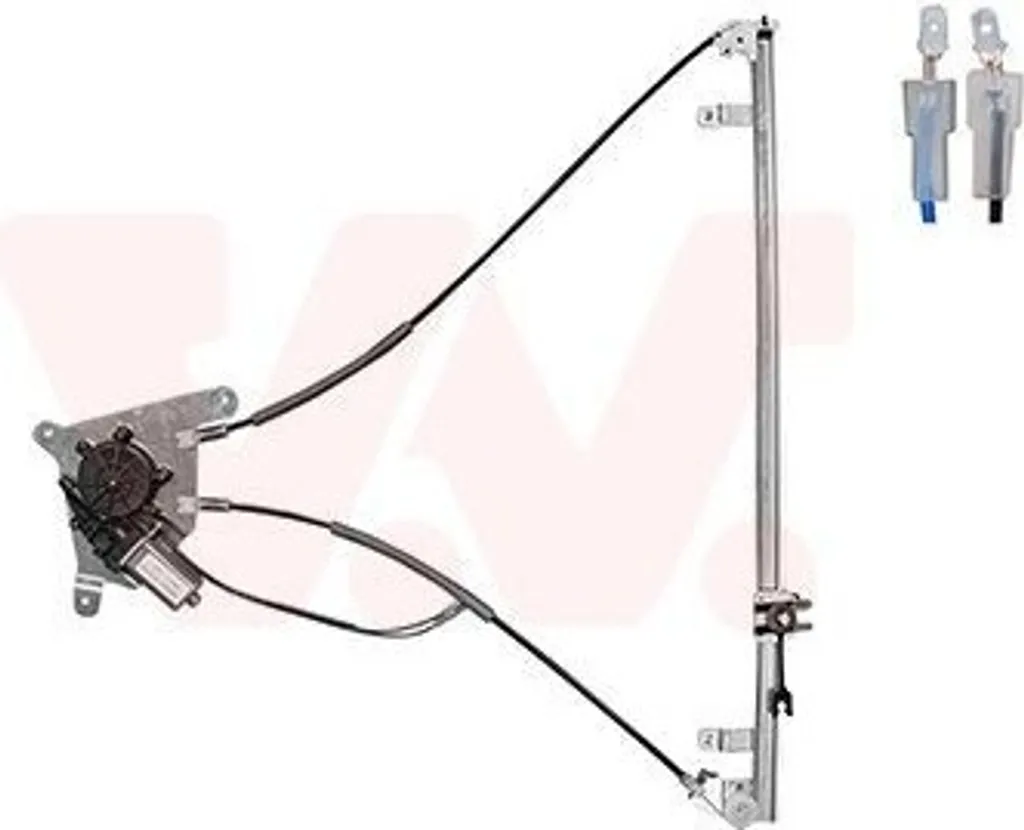 Mécanisme de lève-vitre avec moteur Efh Avant Gauche côté conducteur