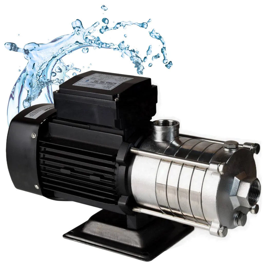Station d'eau domestique 550W refoulement 47m en acier inoxydable durable