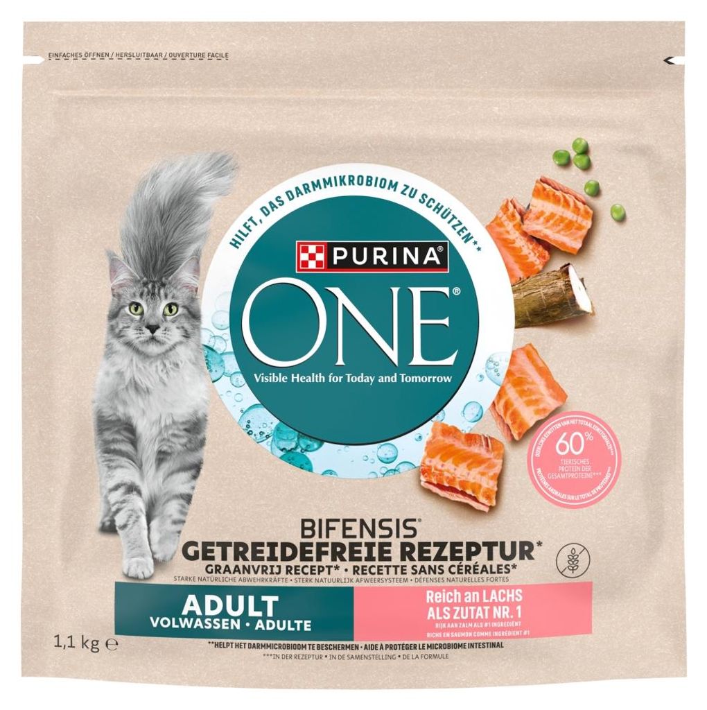 Purina ONE Bifensis Adult 1,1kg Trockenfutter für Katzen Produktbild 