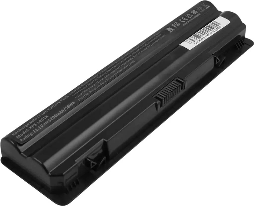 Batterie Li-Ion 5200mAh pour Dell XPS 14 15 17 Tension 11,1V Noir