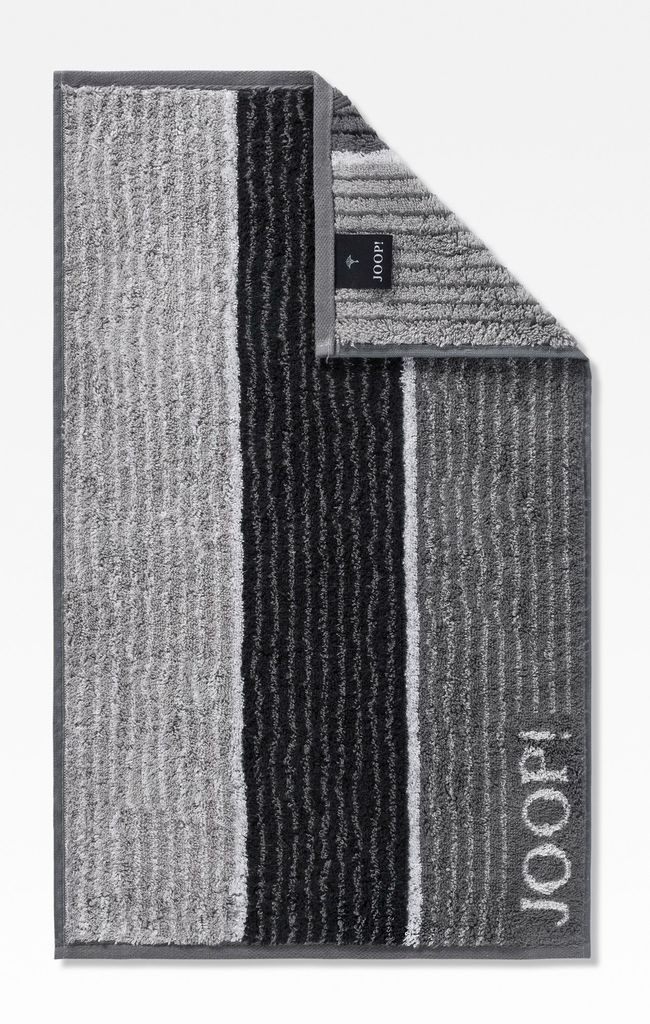 JOOP! Gästetuch Signature Farbe schwarz Größe 30x50cm Produktbild 