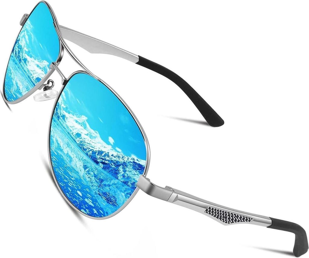 CGID Piloten Sonnenbrille Polarisiert Metallrahmen Al MG Produktbild 