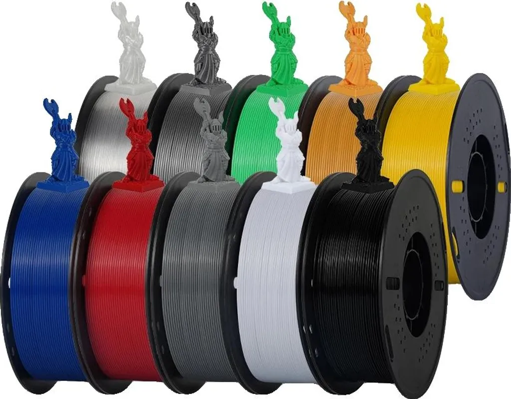 Filament 3D PLA 1,75 mm et Grand Stock PETG pour Projets et Prototypes 3D