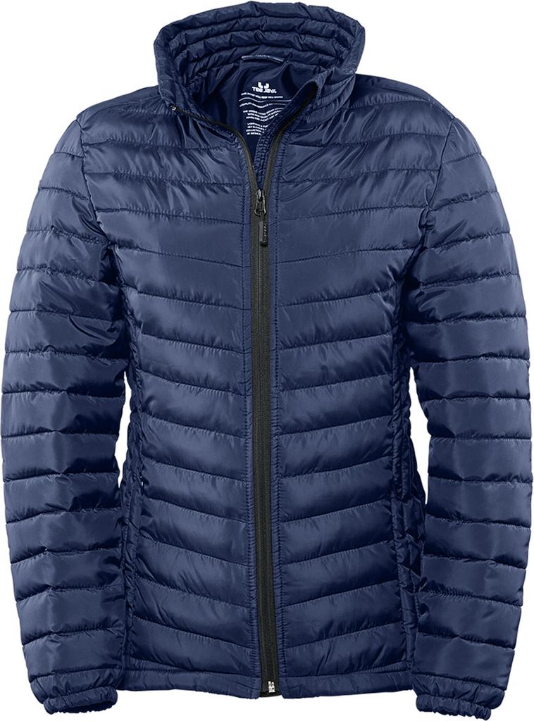 Tee Jays Damen Zepelin Jacke, gesteppt BC3335 (XL) (Marineblau)