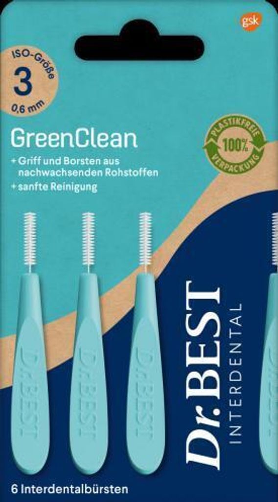 Dr.Best Interdental Green Clean gr.3 6Stk Obrázok produktu 