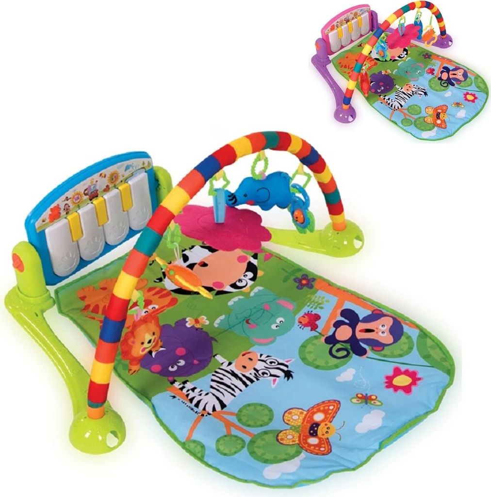 Lorelli Blue Piano Gym Spielmatte Spielteppich 1030026-0001