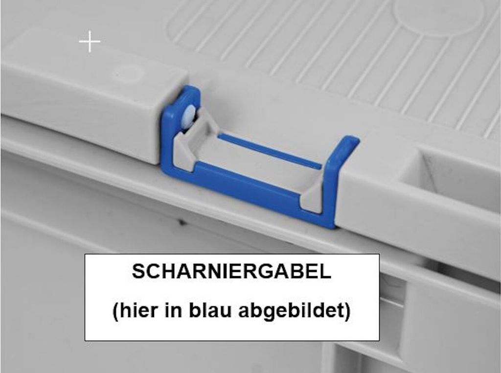 SparSet 10x Scharniergabel für Euro-Norm Großbehälter