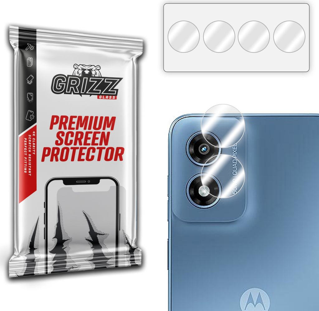 Glas für die Kamera GrizzGlass HybridGlass für Motorola Moto G Play 2024