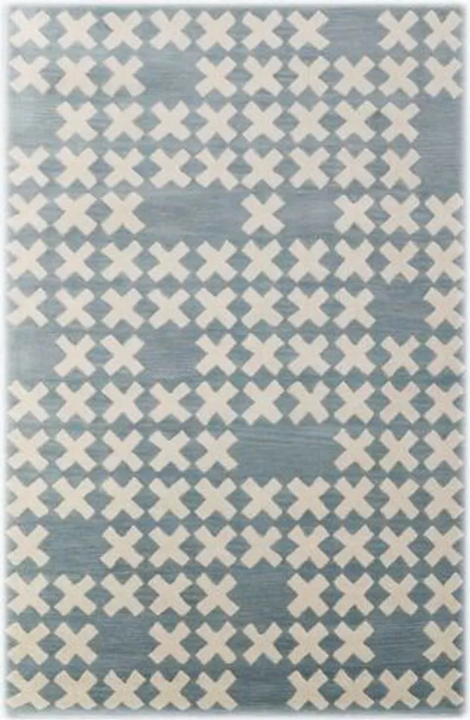Couverture Lestée Thérapeutique 122x183 cm Système Bleu Clair Haute Qualité