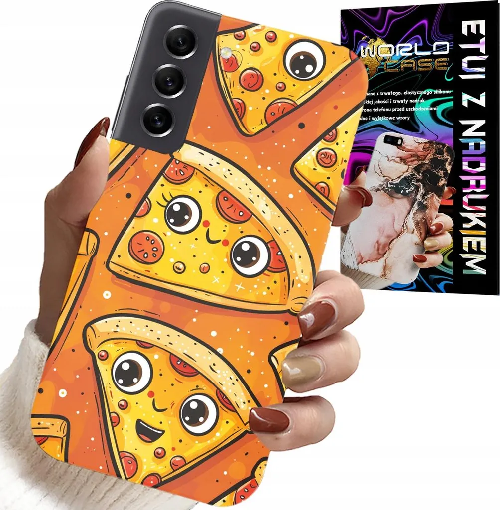 Kit Protezione Samsung S22: Cover Pizza Smile + Screen Protector