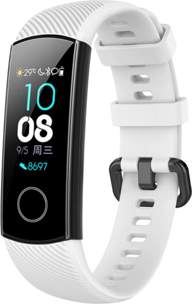 Strap-it Honor Band 4 / 5 Armband Silikon (Weiß)