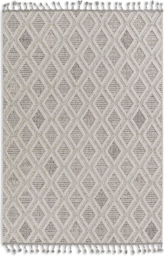 Astra Outdoor Teppich TREVI Hellgrau 160 x 230 cm