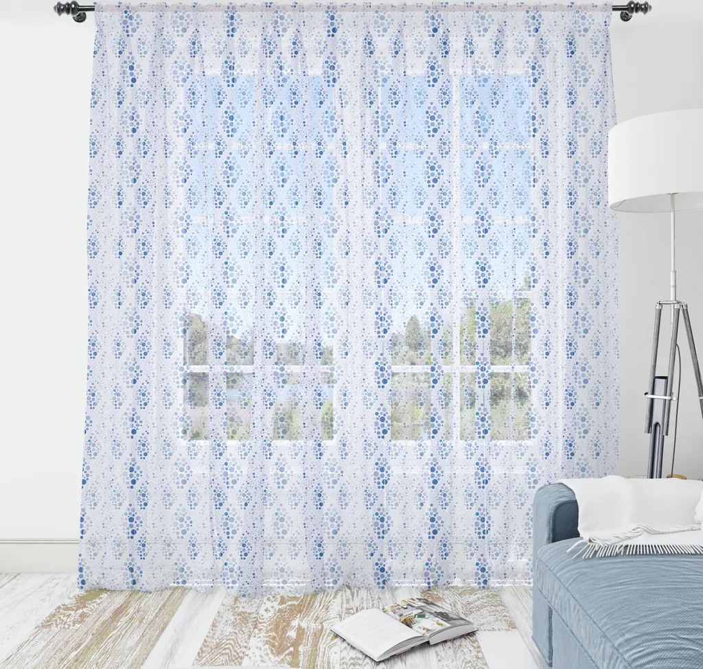 Arazzo Astratto Ceil Blu ABAKUHAUS - Trasforma la tua Camera - 1