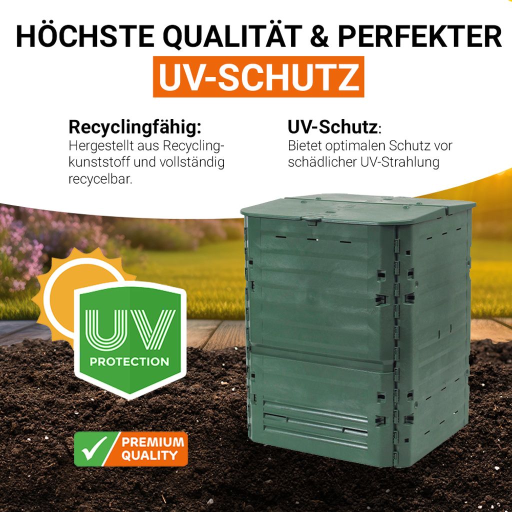 THERMOKING Komposter 600 L, grün Komposter Kaufland.de