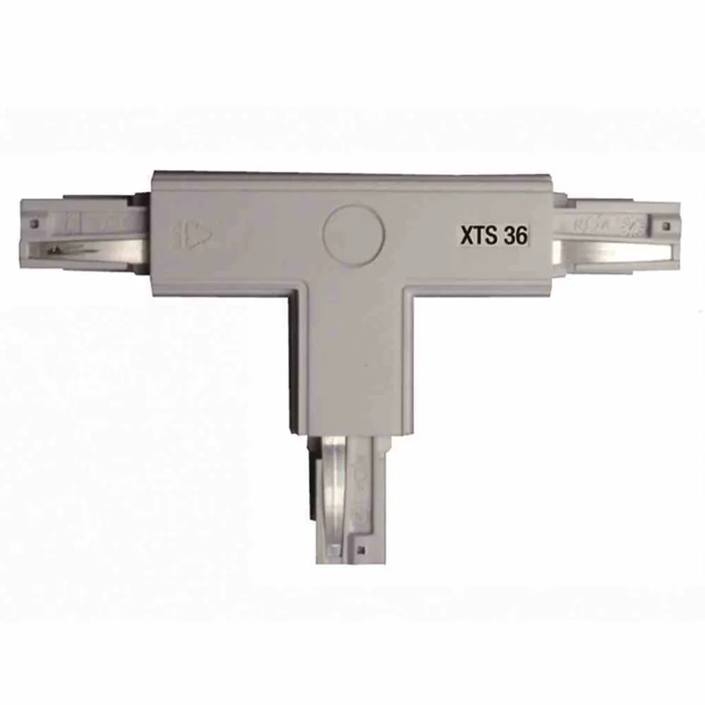 MOLTO LUCE XTS36 Raccord en T blanc PE li intérieur pour rail triphasé