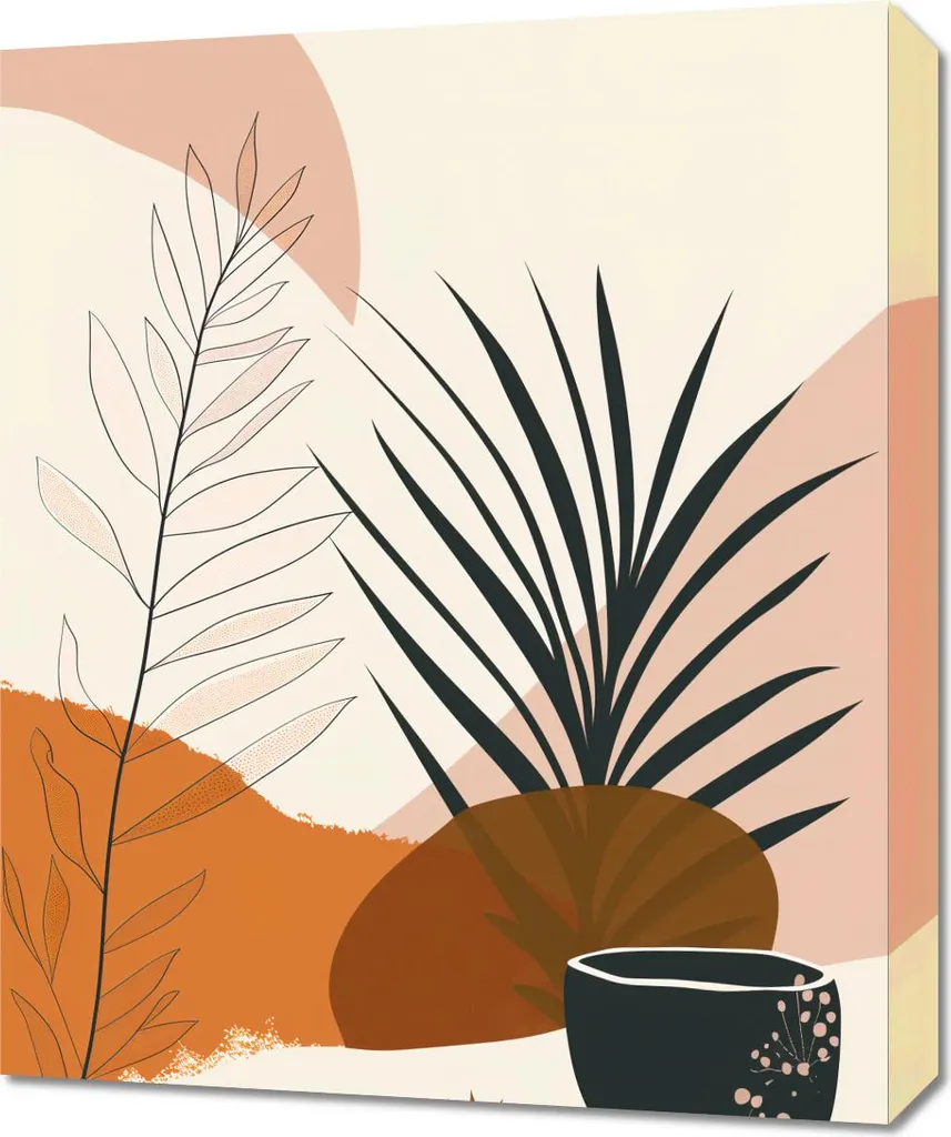 Decorazione Parete Armonia Zen 50x60 - Quadro Moderno Feng Shui