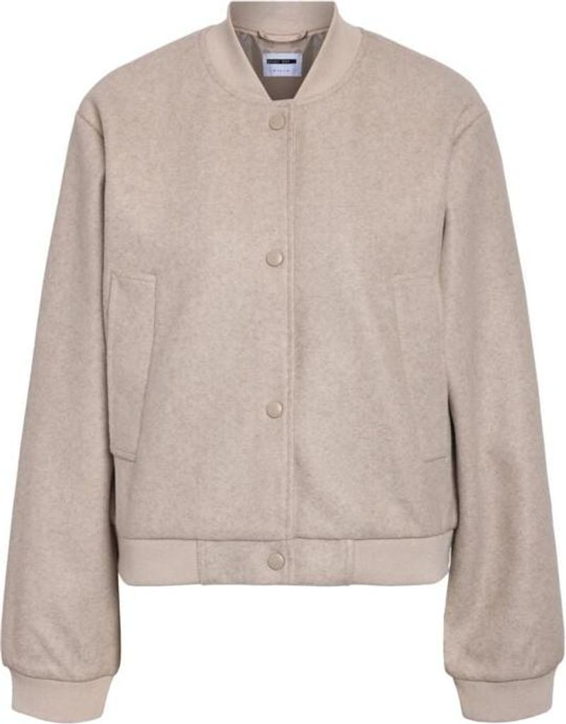 Noisy May Mantel Damen NMEDDI L/S BOMBER JACKET FWD NOOS beige L