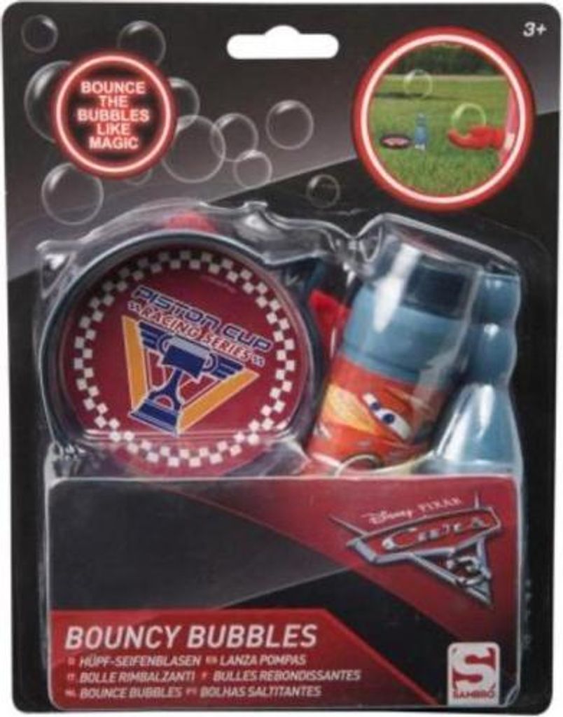 Cars 3 Bubble Blower Magic Gloves - Blasen - Seifenblasen - Bounce Bubbles - Boy Summer Gift 3+