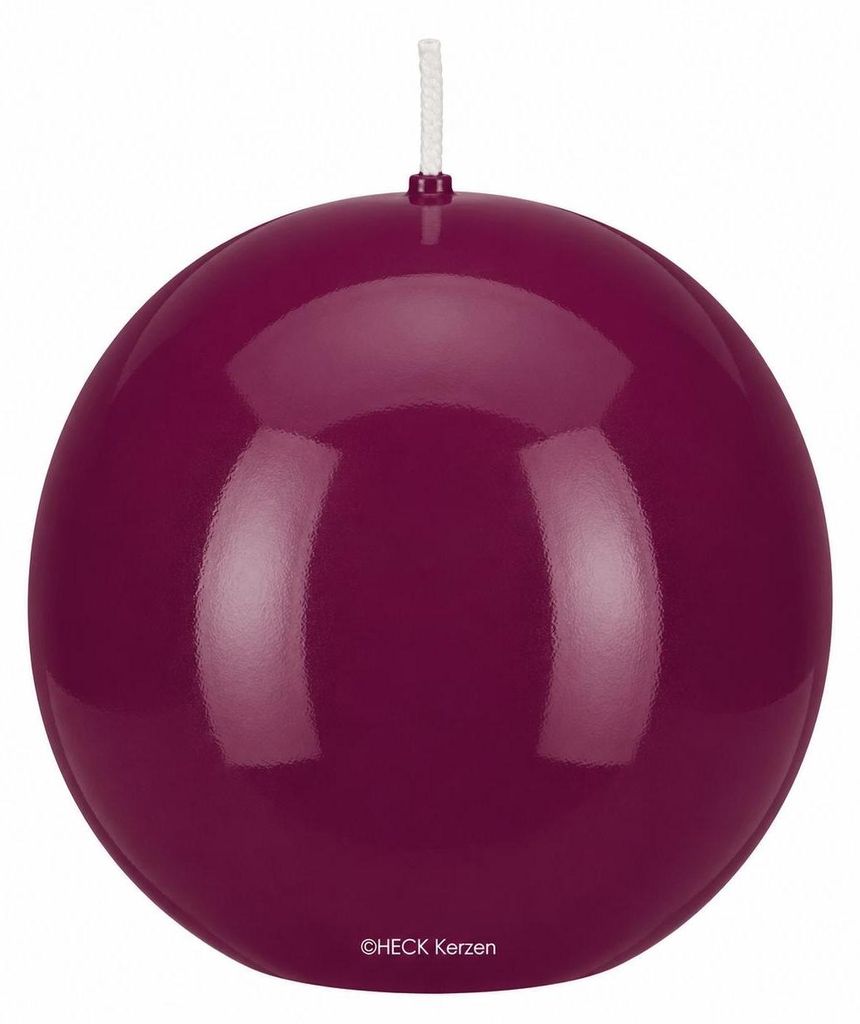 Kugelkerzen Glanz-Lack Brombeere Ø 6 cm, 16 Stück
