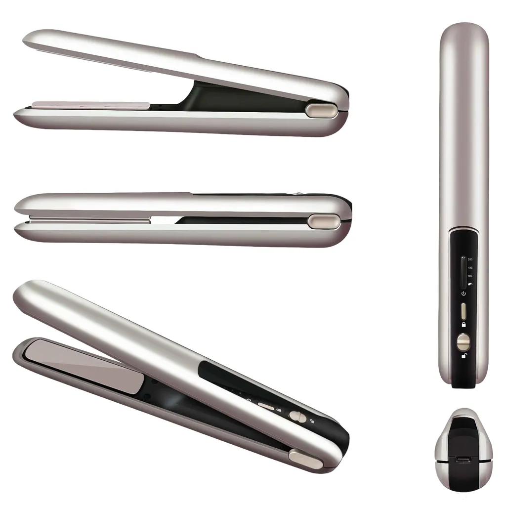 Lisseur sans fil fini les nœuds avec ce fer 2-en-1 céramique 4800mAh