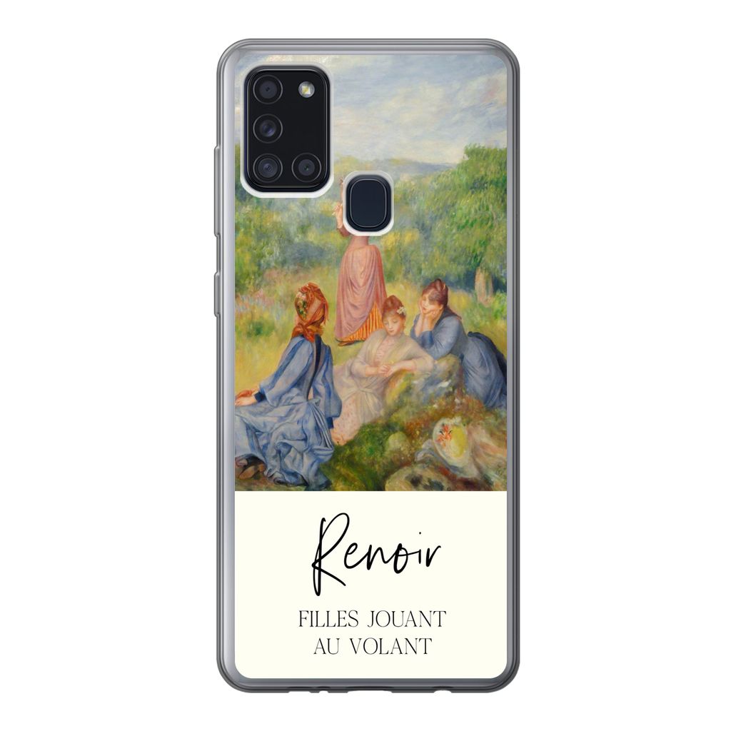 MuchoWow Handyhülle Schutzhülle Hülle für Samsung Galaxy A21s Malerei - Renoir - Impressionismus Silikon Softcase Handy Hülle - Hartschale