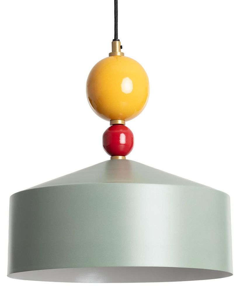 LED Pendelleuchte aus Metall Pekia Bougy Grün