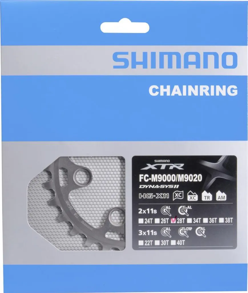 Plateau Shimano XTR 28 Dents 64mm : Réparez votre Pédalier FC-M9000 2x