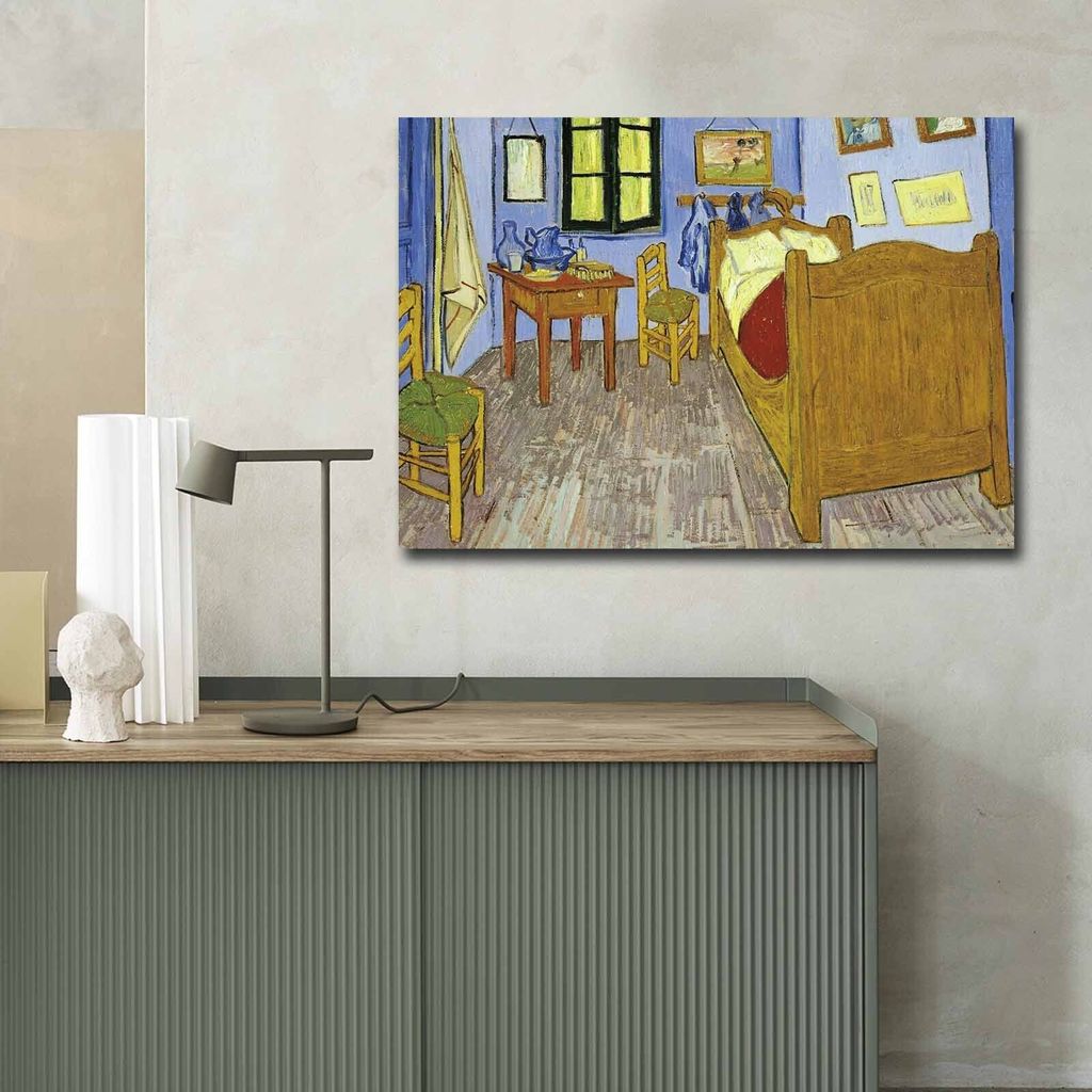 Wallity, 70100FAMOUSART- CVT1531, Bunt, Leinwandbilder, 70 x 100 cm, 100% Wildleder -Leinwand
