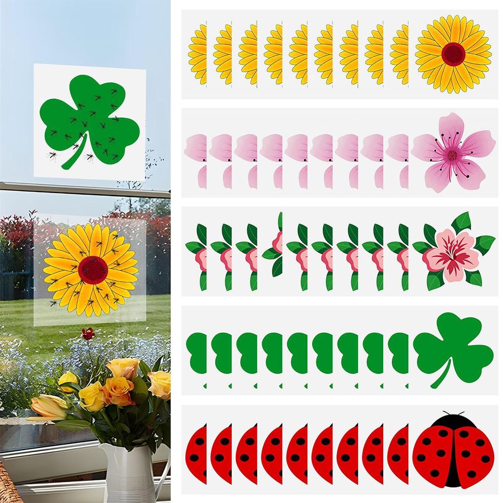Fensteraufkleber, Fliegenfänger Aufkleber für Fenster, 50 Produktbild 