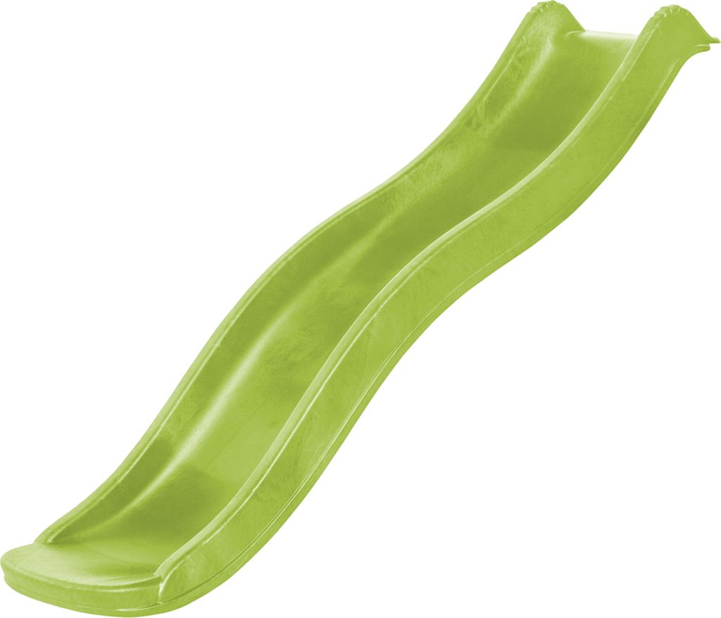 AXI Sky175 Rutsche mit Wasseranschluss Hellgrün - 175 cm | Anbau Element für Kinder Spielturm / Spielhaus / Stelzenhaus | Wasserrutsche /