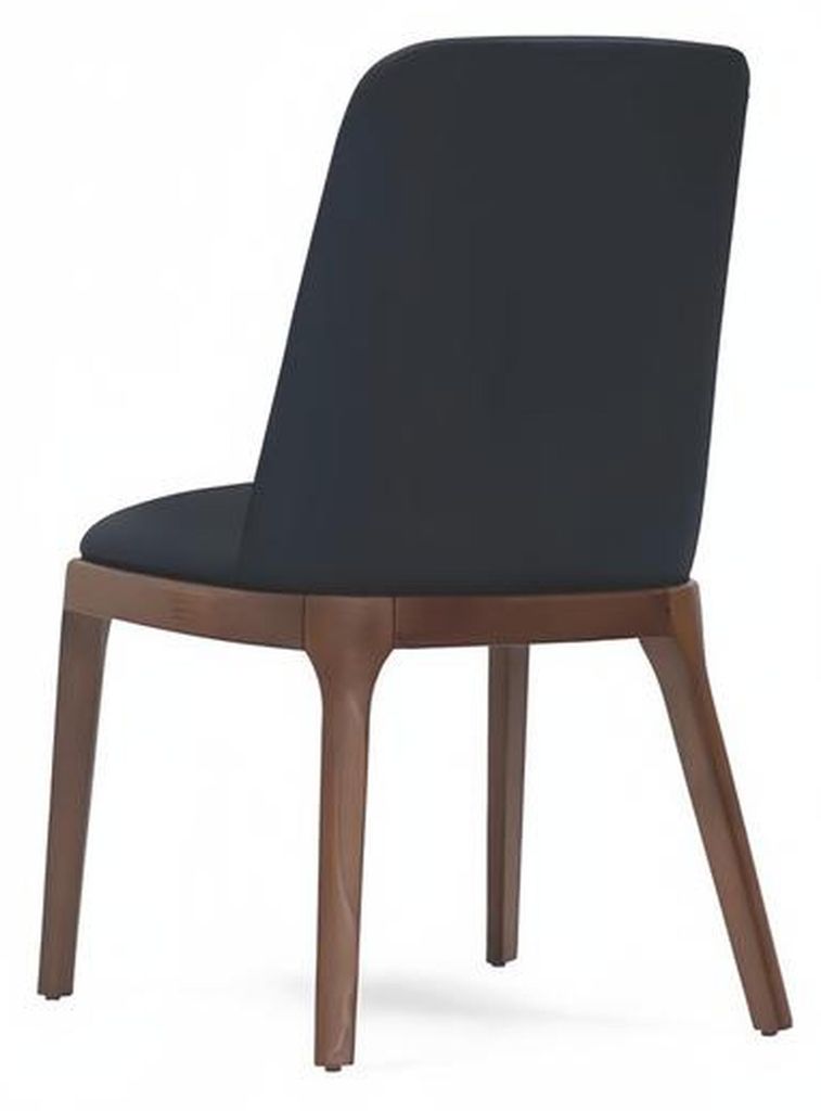 Lehnstuhl Stuhl Moderne Polsterstuhl Design Schwarz Armlehne Esszimmer Möbel