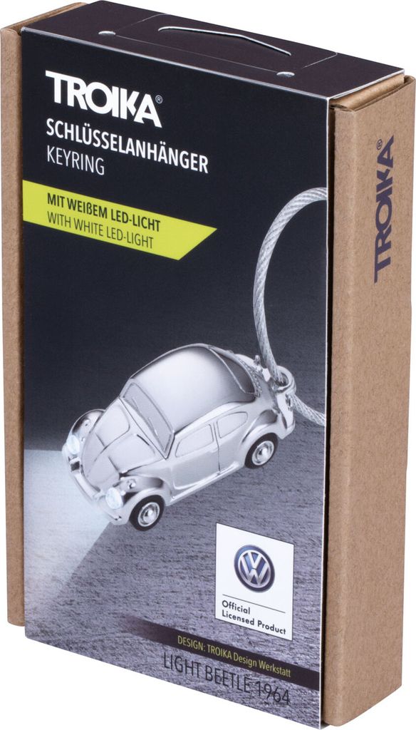 TROIKA KR16-40/CH TROIKA Schlüsselanhänger LIGHT BEETLE Immagine del prodotto 