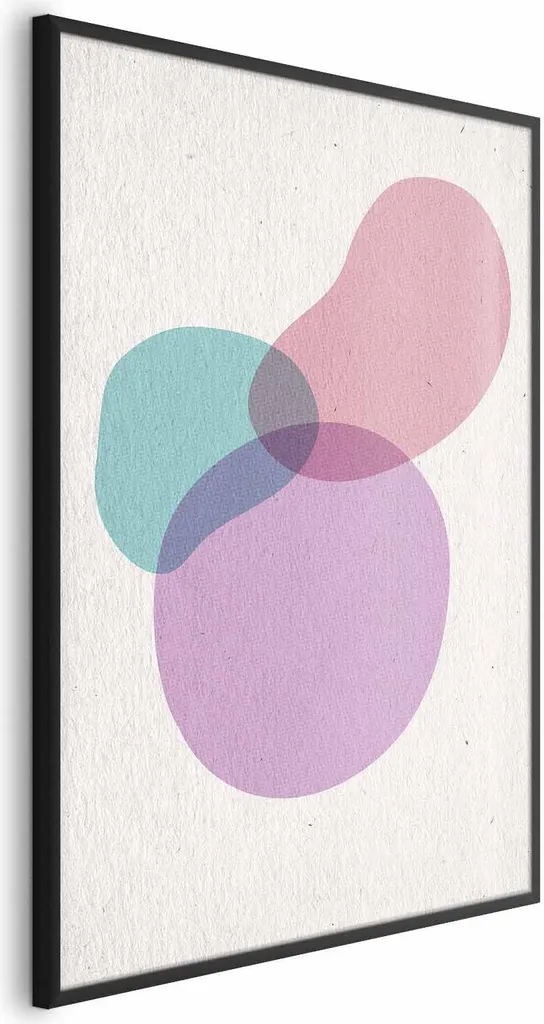 Poster Mix di colori 60x90 cm con cornice nera senza margine