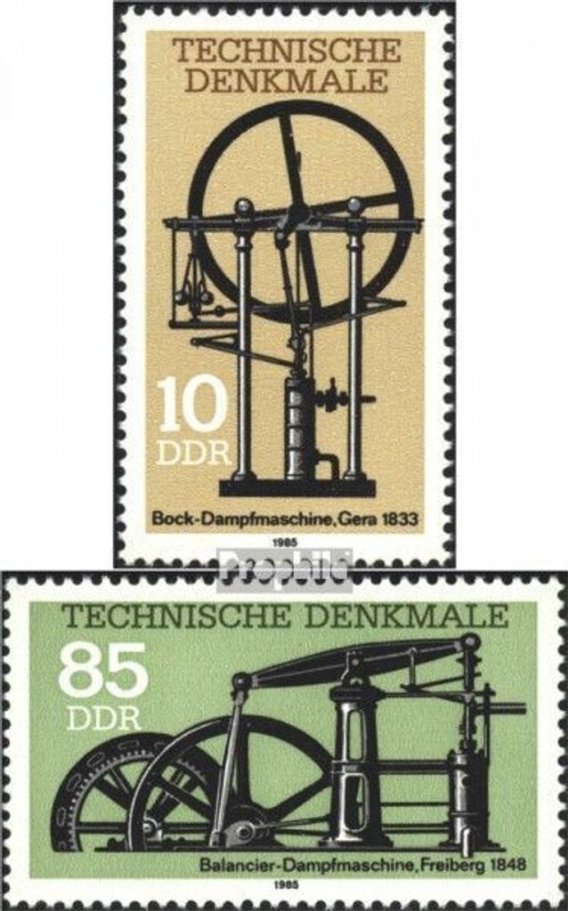 Briefmarken DDR 1985 Mi 2957-2958 (kompl.Ausgabe) Produktbild 
