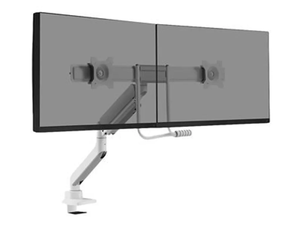 Libérez de l'espace avec le Support 2 Écrans Neomounts TIS Blanc 17-32" - 6