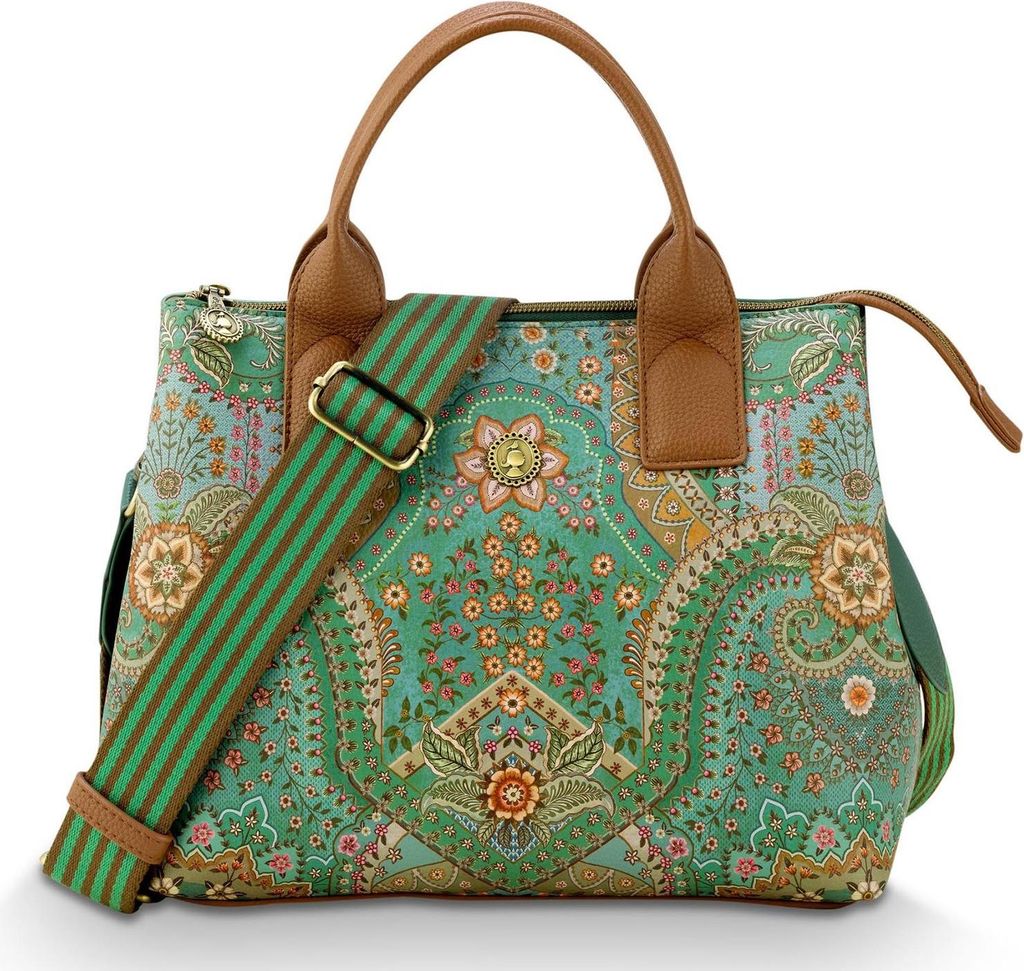 Pip Studio Fia Handbag Medium Jabali Farbe Green Produktbild 