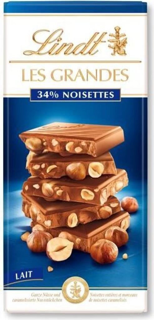 Lindt Grand Noisette Lait 150g Produktbild 