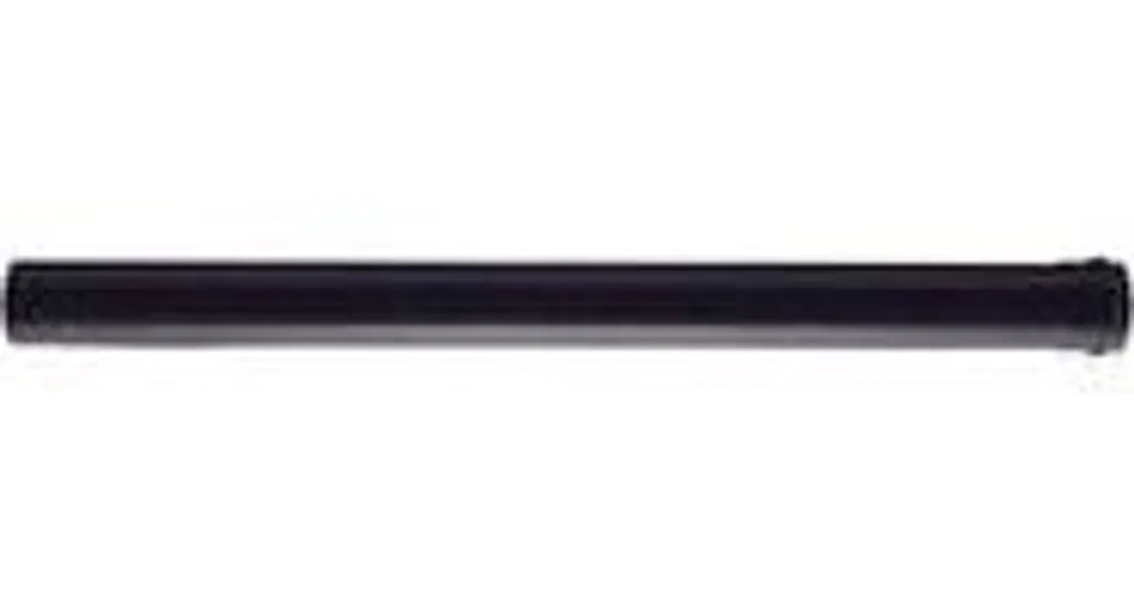 Conduit droit PN1000 noir 1m Fumisteria Plus SAVE en acier émaillé