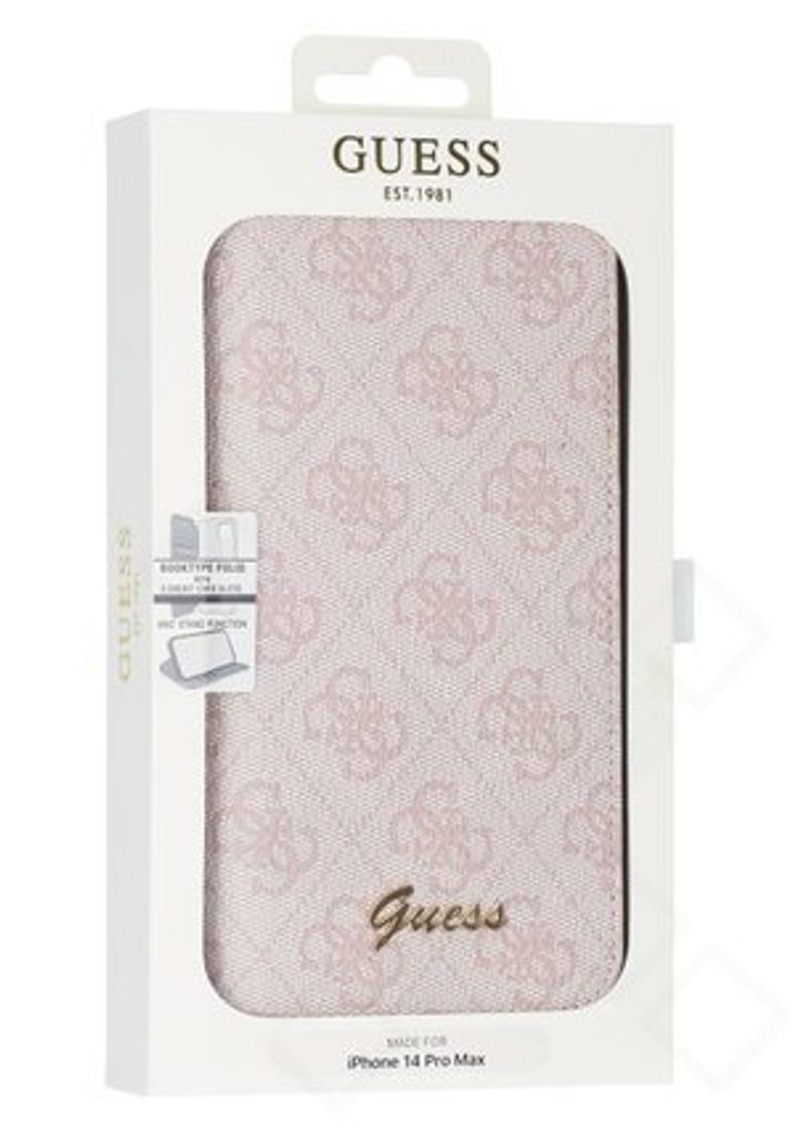 Guess Handyhülle für Apple iPhone 14 Pro Max Rosa