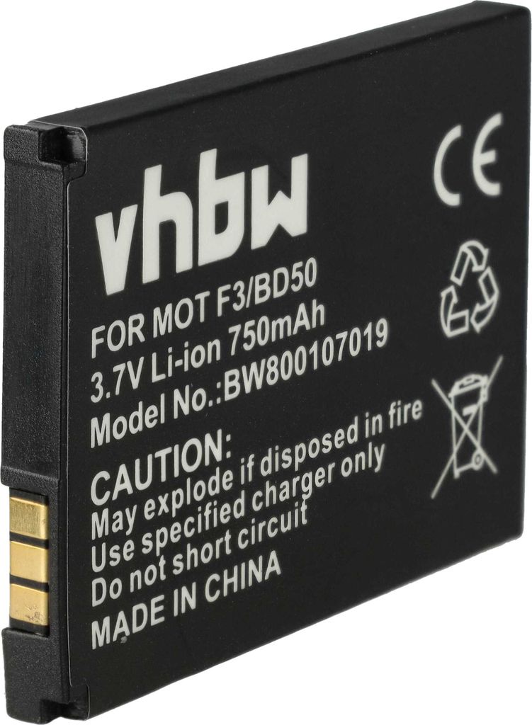 vhbw Akku Ersatz für AVM EAC62339101, BAK130506, NL523446LG, 312BAT006, 100402, 312BAT016 für schnurlos Festnetz Telefon (750 mAh, 3,7 V, Li-Ion)