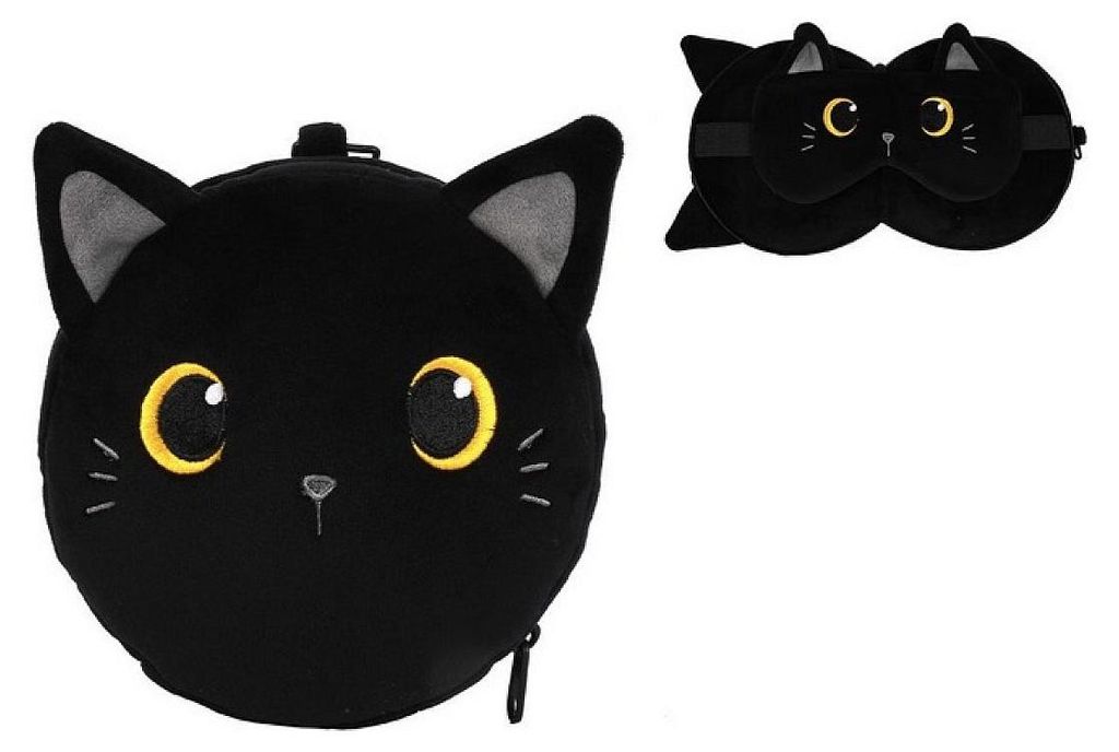 iTOTAL Maschera da viaggio forma gatto nero Immagine del prodotto 