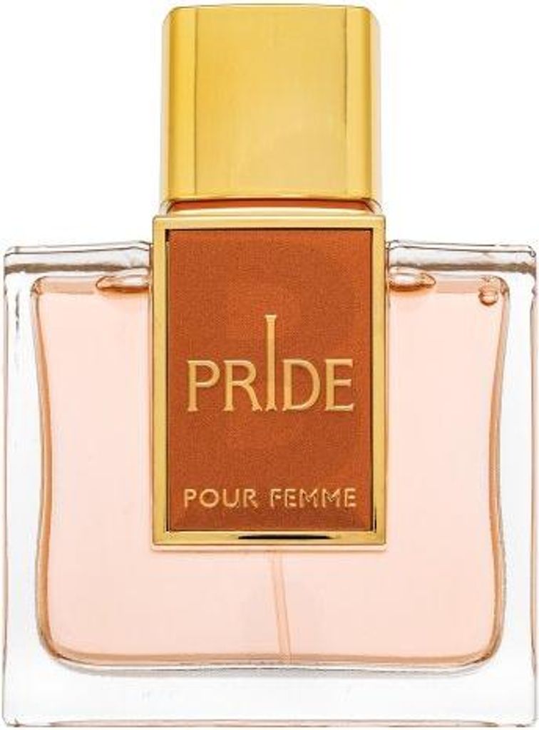 A close-up studio shot of a perfume bottle.