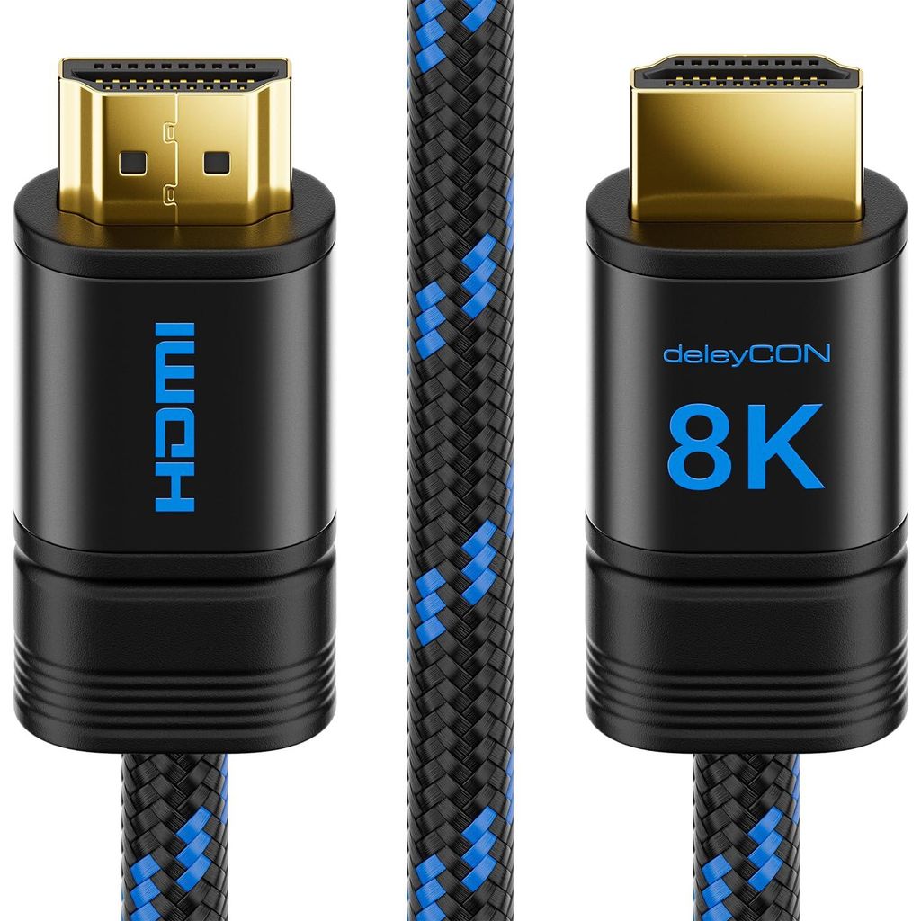 deleyCON 5m 8K HDMI 2.1b Kabel 48G Ultra Highspeed 8K@60Hz Produktbild 