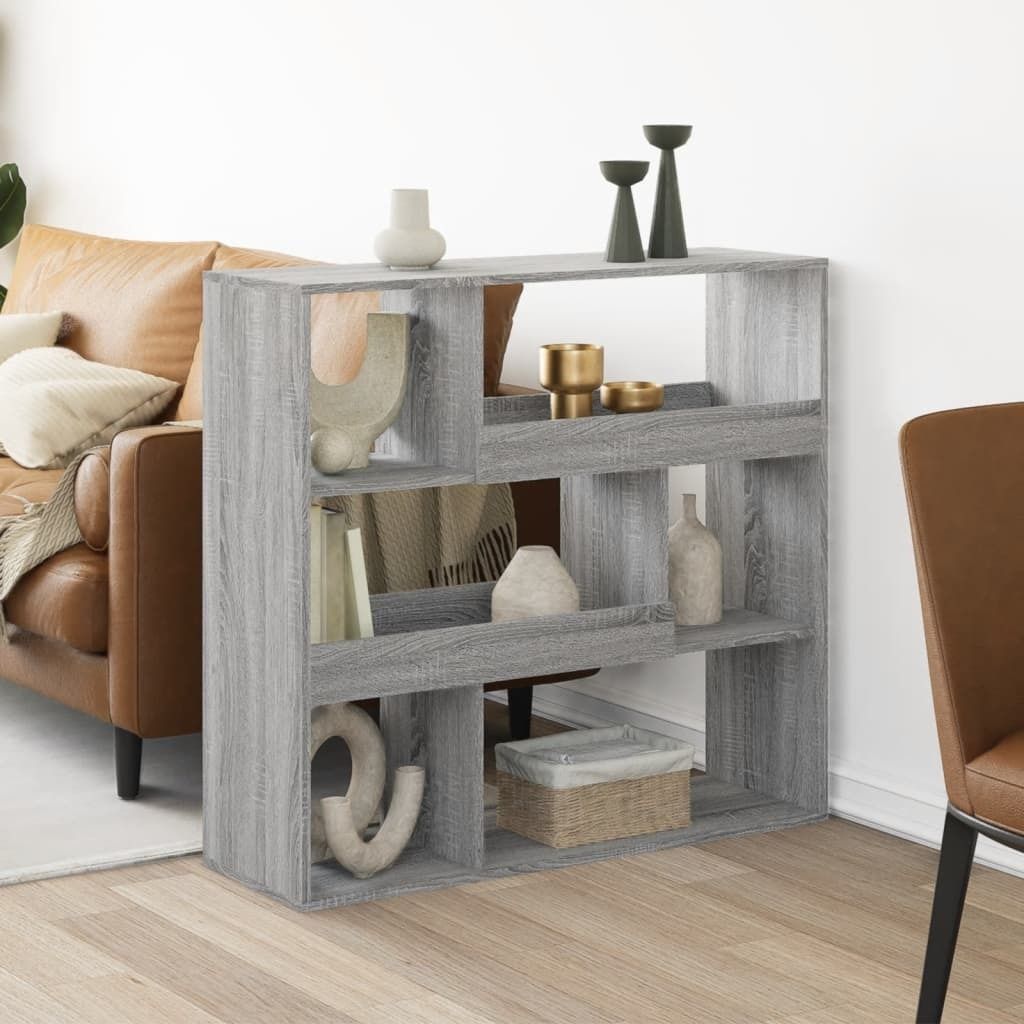 Maison Exclusive - Raumteiler Grau Sonoma 100x33x94,5 cm Holzwerkstoff