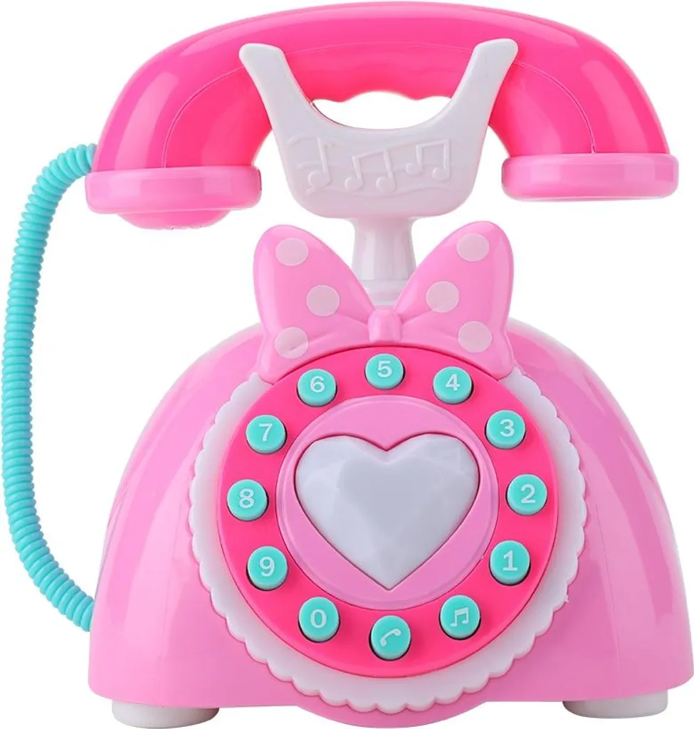 Téléphone bilingue pour bébé avec fonctions musicales et éducatives bleu