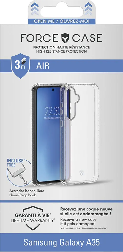Force Case Galaxy A35 Cover Tryax - Stile Trasparente e Sicuro - 4