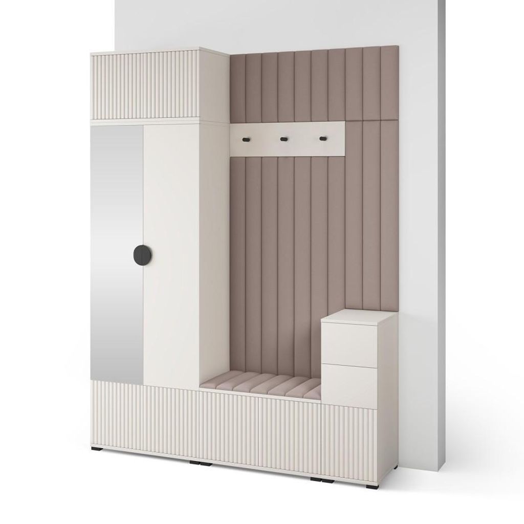 Garderoben-Set Ritmo version 8 – gefräste Kleiderschrank Produktbild 