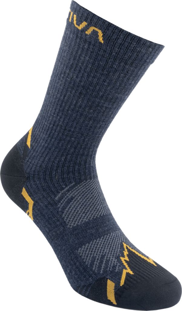 Hiking Socks, Mountain Hiking, Unisex, Socks, B46E32 Night Sky/Savana, XL - La Sportiva