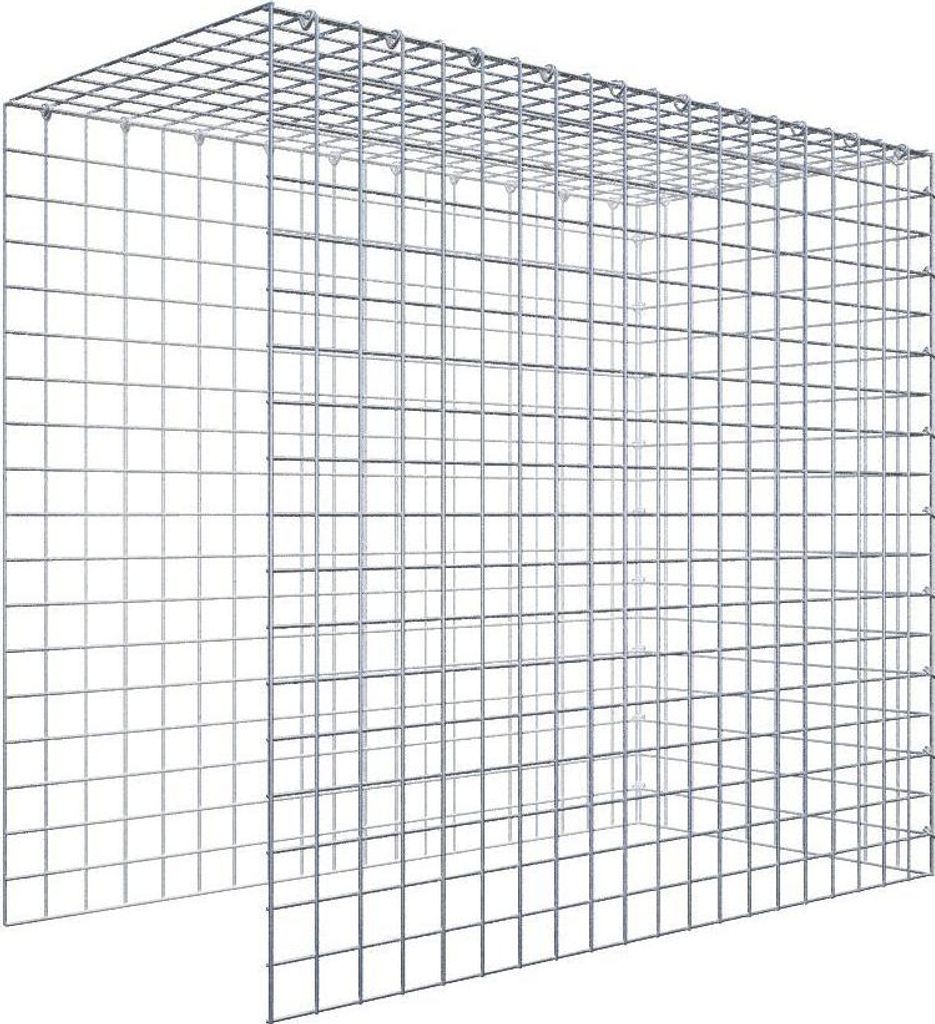 Anbaugabione Typ 4 100 cm x 90 cm x 50 cm (L x H x T), Maschenweite 5 cm x 5 cm, C-Ring