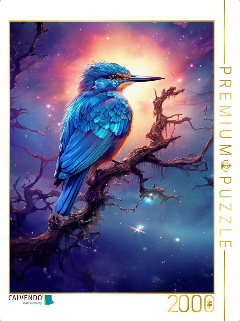 CALVENDO Puzzle Eisvogel | 2000 Teile Lege-Größe 90x67cm Foto-Puzzle für glückliche Stunden